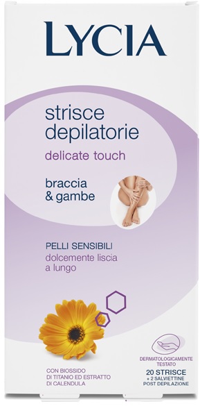 LYCIA 20 STRISCE BRACCIA/GAMBE PELLI DELICATE 12 PEZZI - FarmaLucia