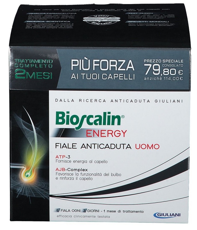 BIOSCALIN ENERGY FIALE DOPPIA TAGLIO PREZZO - FarmaLucia