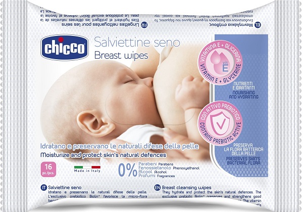 CHICCO SALVIETTE DETERGENTI PER IL SENO 16 PEZZI - FarmaLucia