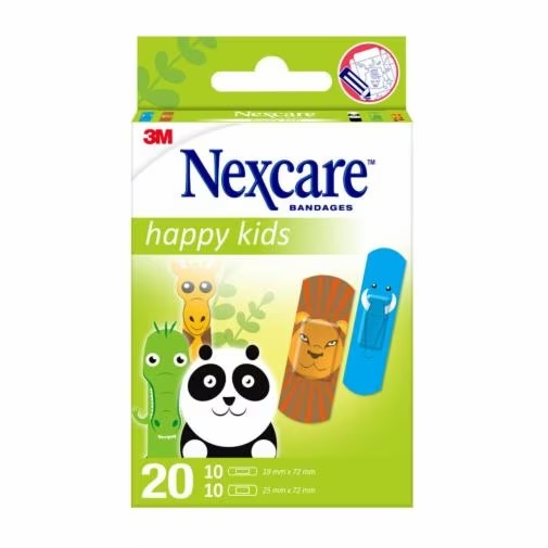 CEROTTI NEXCARE KIDS PLASTERS ANIMALS 20 PEZZI ASSORTITI - FarmaLucia