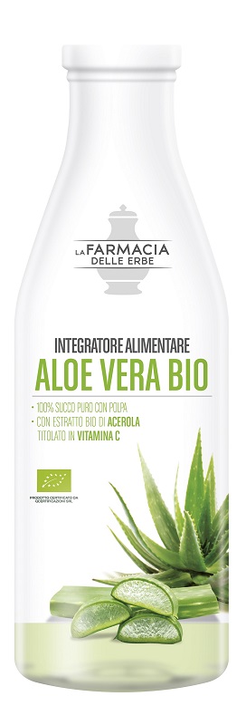 FARMACIA DELLE ERBE ALOE VERA SUCCO PURO BIO 1000 ML - FarmaLucia