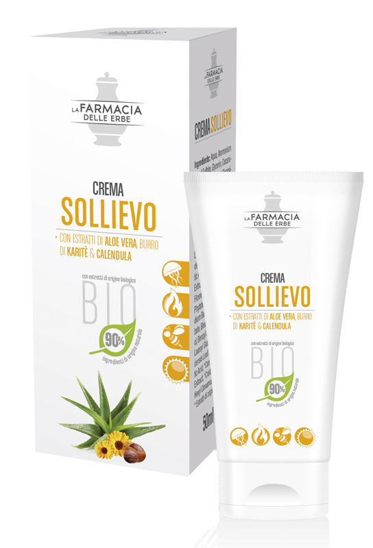 FARMACIA DELLE ERBE CREMA SOLLIEVO ALOE BIO 50 ML - FarmaLucia