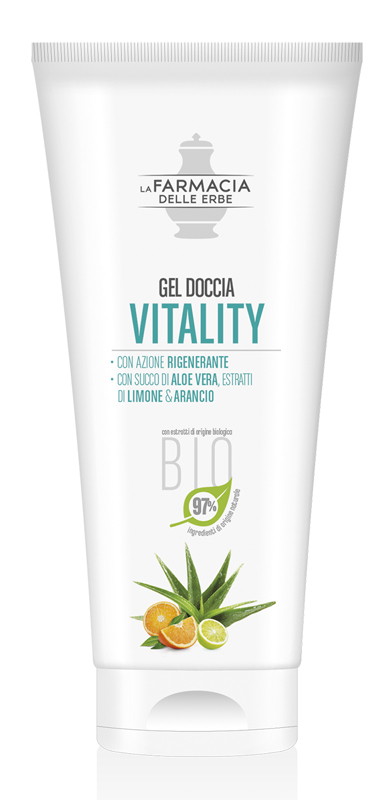 FARMACIA DELLE ERBE GEL DOCCIA VITALITY BIO 100 ML - FarmaLucia