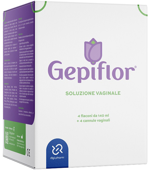 SOLUZIONE VAGINALE GEPIFLOR 4 FLACONI DA 140 ML - FarmaLucia