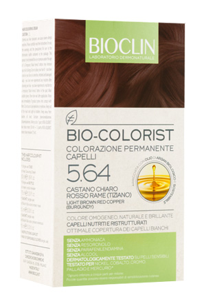 BIOCLIN BIO COLORIST 5,64 CASTANO CHIARO ROSSO RAME TIZIANO - FarmaLucia