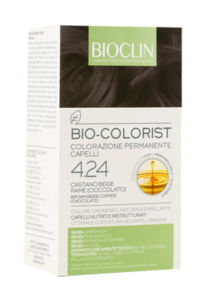 BIOCLIN BIO COLORIST 4,24 CASTANO BEIGE RAME CIOCCOLATO - FarmaLucia