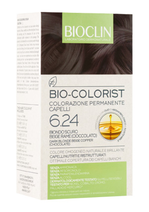 BIOCLIN BIO COLORIST 6,24 BIONDO SCURO BEIGE RAME - FarmaLucia