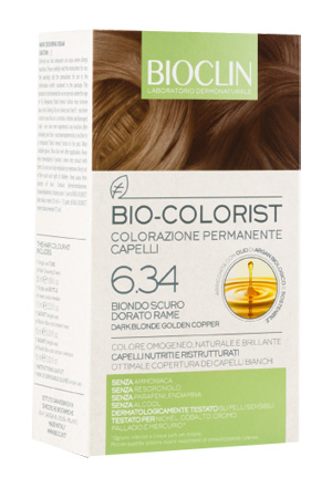 BIOCLIN BIO COLORIST 6,34 BIONDO SCURO DORATO RAME - FarmaLucia