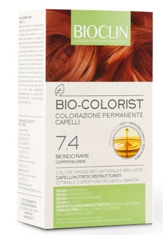 BIOCLIN BIO COLORIST 7,4 BIONDO RAME - FarmaLucia