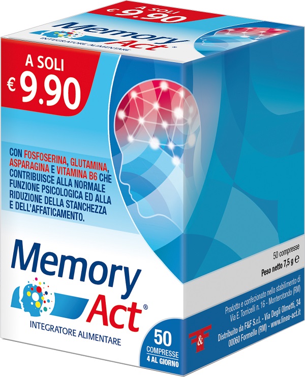 MEMORY ACT 50 COMPRESSE - FarmaLucia