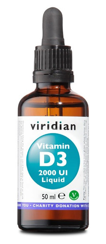 VIRIDIAN VITAMIN D3 2000UI LIQUID 50 ML - FarmaLucia