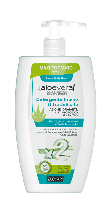 ALOEVERA2 DETERGENTE INTIMO ULTRADELICATO 400 ML - FarmaLucia