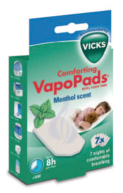 VICKS VAPOPADS MENTHOL SCENT 7 PEZZI - FarmaLucia