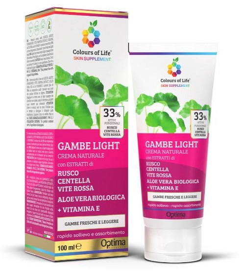 COLOURS OF LIFE SKIN SUPPLEMENT GAMBE LIGHT CREMA 100 ML - FarmaLucia