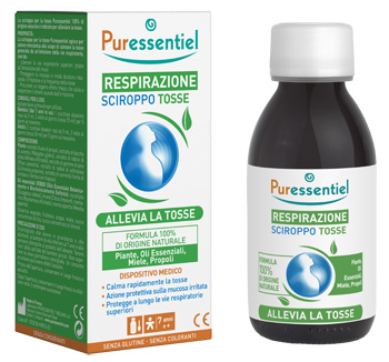 PURESSENTIEL SCIROPPO TOSSE RESPIRAZIONE DISPOSITIVO MEDICO 125 ML - FarmaLucia