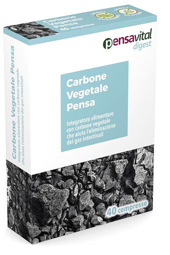 CARBONE VEGETALE PENSA 40 COMPRESSE - FarmaLucia