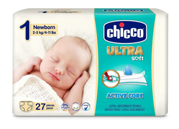 CHICCO PANNOLINO ULTRA CHICCHO NEWBORN 27 X 10 - FarmaLucia