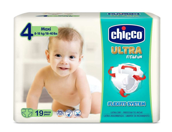 CHICCO PANNOLINO ULTRA CHICCHO MAXI 19 X 10 - FarmaLucia