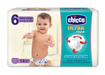 CHICCO PANNOLINO ULTRA XL 14 PEZZI - FarmaLucia