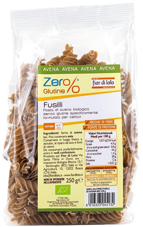 FUSILLI DI AVENA 250 G - FarmaLucia