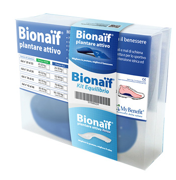 KIT EQUILIBRIO BIONAIF PLANTARE ATTIVO BLU MEDIO DAL 38 AL 42 70-80KG - FarmaLucia