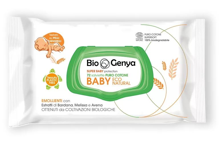 BIOGENYA ECO NATURAL BABY COTONE 72 PEZZI - FarmaLucia