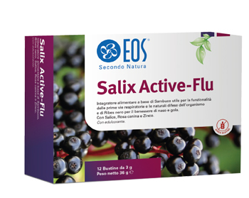 EOS SALIX ACTIVE-FLU 12 BUSTINE GUSTO ARANCIO - FarmaLucia