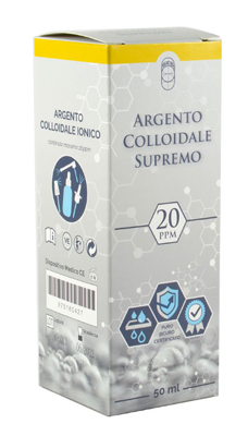 ARGENTO COLLOIDALE SUPREMO 20PPM CERTIFICATO SPRAY CON CONTAGOCCE + EROGATORE NASO + EROGATORE GOLA + EROGATORE PELLE - FarmaLucia