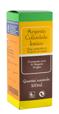ARGENTO COLLOIDALE IONICO 40PPM CERTIFICATO SPRAY CON CONTAGOCCE 100 ML - FarmaLucia