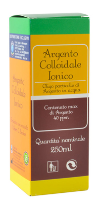 ARGENTO COLLOIDALE IONICO 40PPM CERTIFICATO 250 ML - FarmaLucia