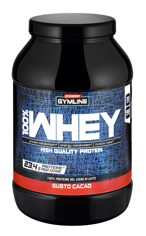 GYMLINE 100% WHEY CONCENTRATE CACAO 900 G - FarmaLucia