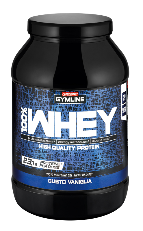 GYMLINE 100% WHEY CONCENTRATE VANIGLIA 900 G - FarmaLucia