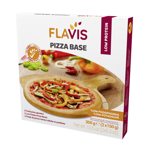 FLAVIS PIZZA BASE 2 FONDI PIZZA APROTEICI DA 150 G - FarmaLucia