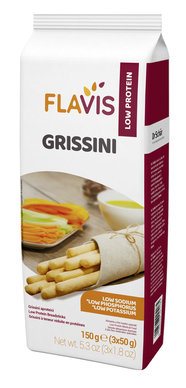 FLAVIS GRISSINI APROTEICI 3 PORZIONI DA 50 G - FarmaLucia