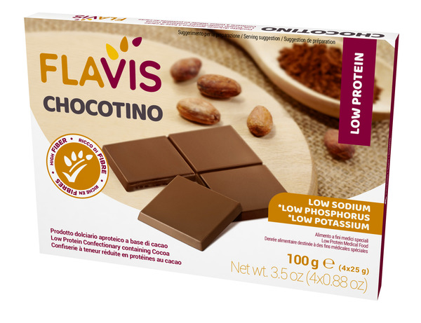 FLAVIS CHOCOTINO 4 PORZIONI DA 25 G - FarmaLucia