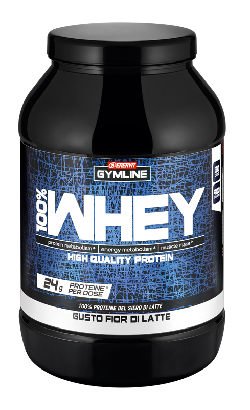 GYMLINE 100% WHEY CONCENTRATE LATTE 900 G - FarmaLucia