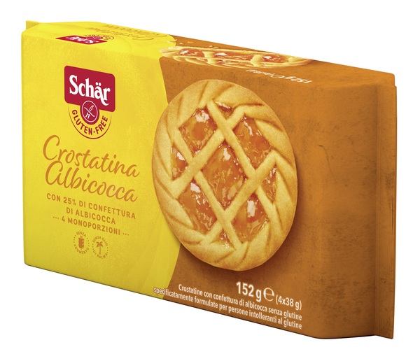 SCHAR CROSTATINA CON CONFETTURA DI ALBICOCCA 4 MONOPORZIONI DA 35 G - FarmaLucia