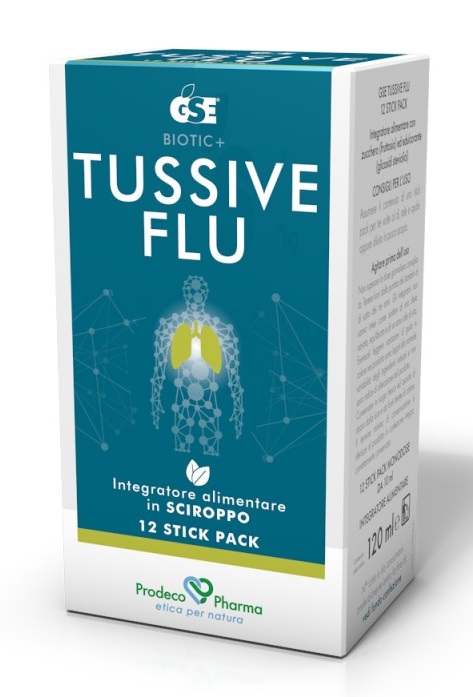 GSE TUSSIVE FLU 12 STICKPACK - FarmaLucia