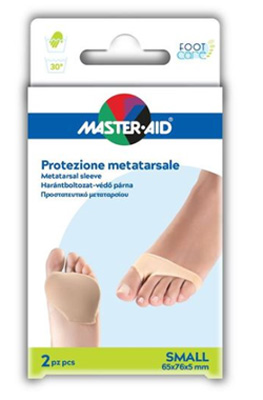 PROTEZIONE IN GEL E TESSUTO  MASTER-AID FOOTCARE PER METATARSO SMALL 2 PEZZI G2 - FarmaLucia