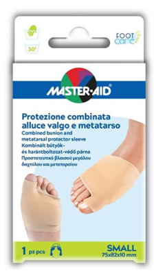 PROTEZIONE MASTER-AID FOOTCARE PER ALLUCE VALGO E METATARSO SMALL 1 PEZZO D7 - FarmaLucia