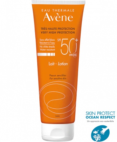 EAU THERMALE AVENE SOLARE LATTE SPF50+ 250 ML NUOVA FORMULA - FarmaLucia