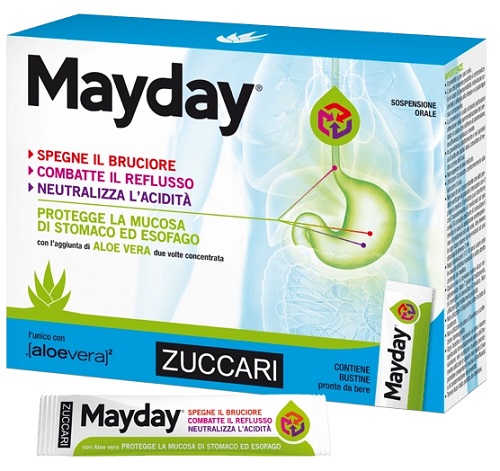 MAYDAY SOSPENSIONE PER USO ORALE ALLA MENTA 24 BUSTINE 10 ML - FarmaLucia