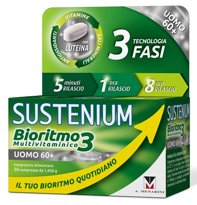 SUSTENIUM BIORITMO3 UOMO 60+ 30 COMPRESSE - FarmaLucia