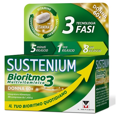 SUSTENIUM BIORITMO3 DONNA 60+ 30 COMPRESSE - FarmaLucia