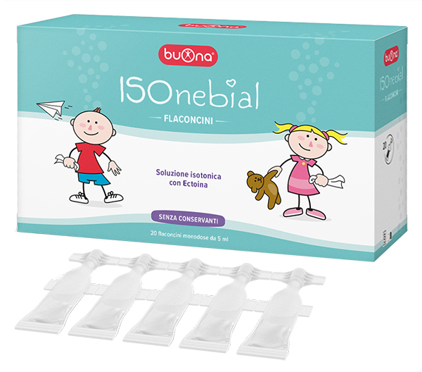 ISONEBIAL FLACONCINI SOLUZIONE ISOTONICA 0,9% CON AGGIUNTA DI ECTOINA 20X5 ML - FarmaLucia