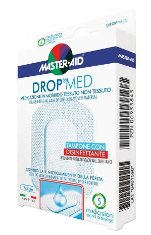 MEDICAZIONE MASTER-AID DROP MED 10 X 10 CM 5 PEZZI - FarmaLucia