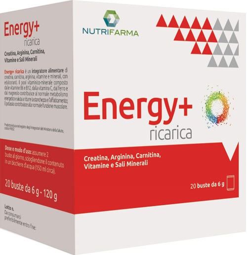 ENERGY+ RICARICA 20 BUSTINE - FarmaLucia