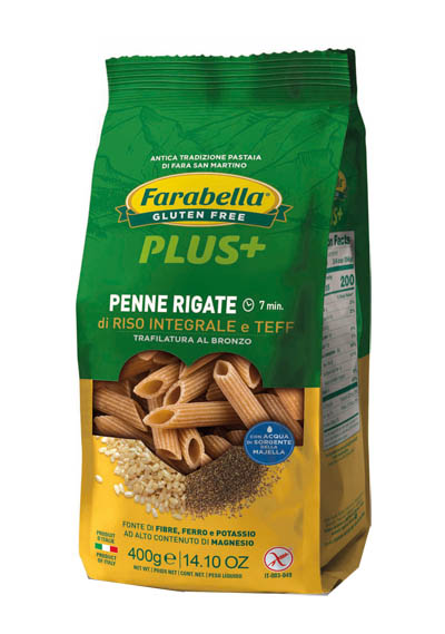 FARABELLA PENNE RISO INTEGRALE E TEFF 400 G - FarmaLucia