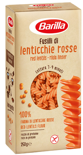 BARILLA FUSILLI LENTICCHIE ROSSE 250 G - FarmaLucia