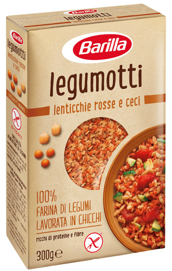 BARILLA LEGUMOTTI LENTICCHIE ROSSE E CECI 300 G - FarmaLucia